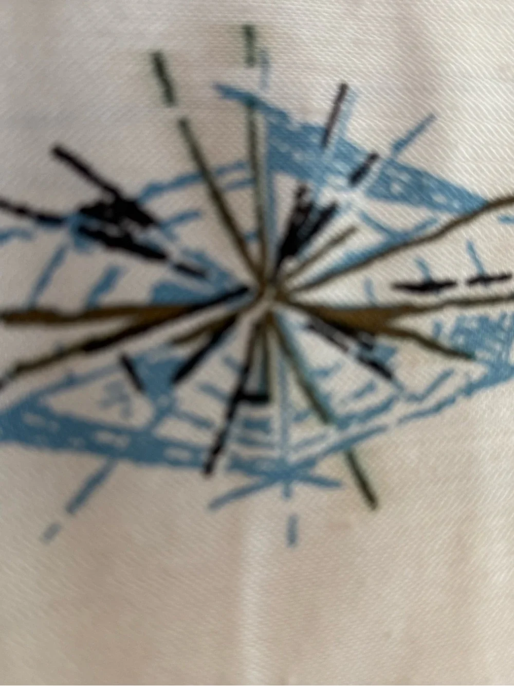 MCM silk/linen blend upholstery fabric